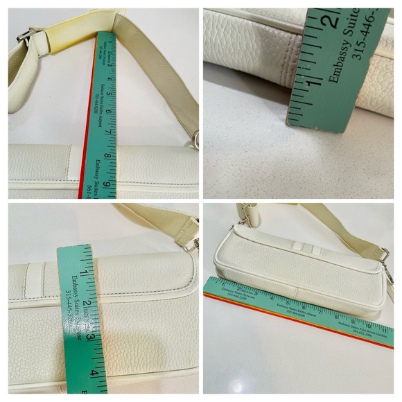 Burberry Classic Clutch Wristlet Bag in White main image 3